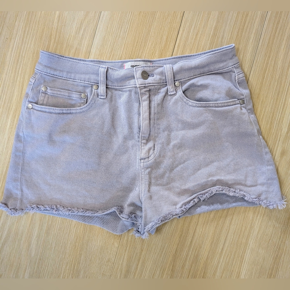 PINK Victoria's Secret Light Gray Jean Shorts